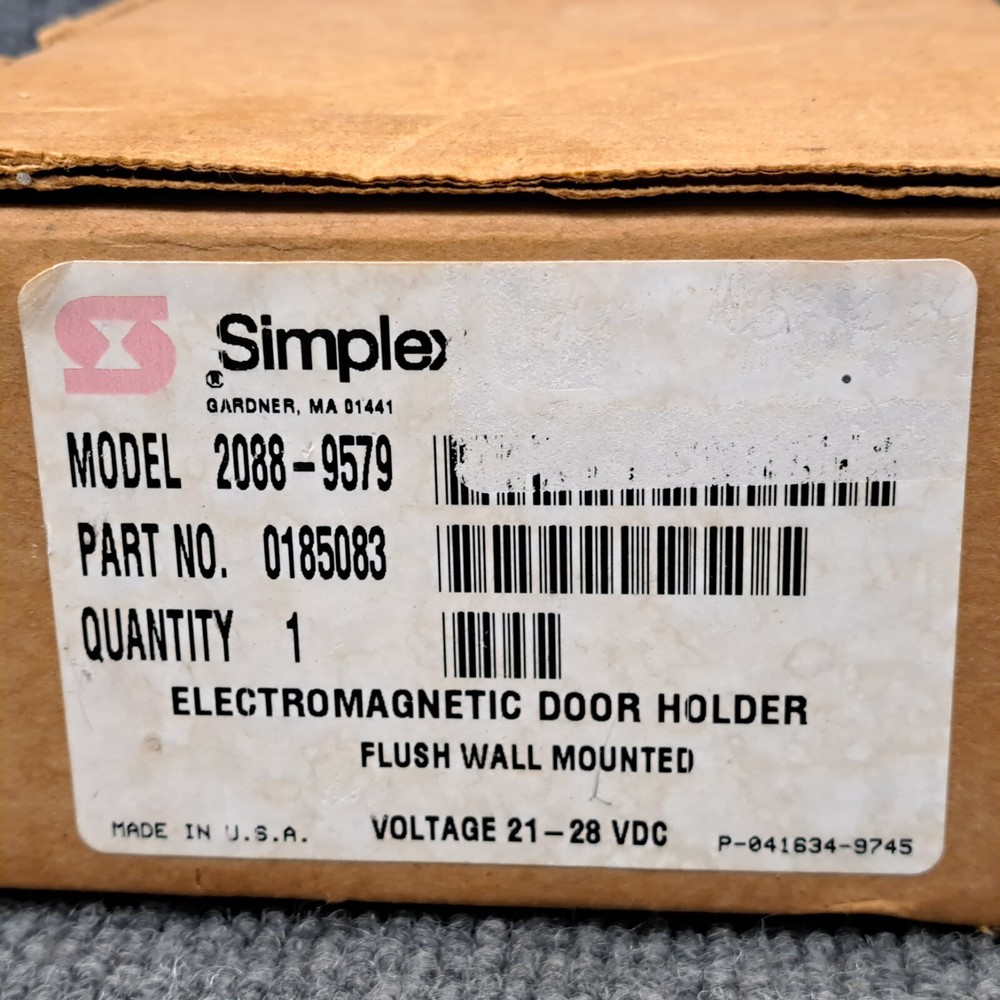 Simplex 2088-9579 Electromagnetic Flush Door Holder