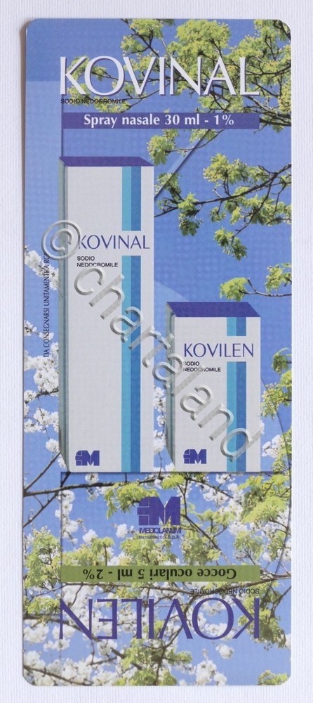 Kovinal / Kovilen / Virlix Pharmaceutical Advertising - Plastic Ruler