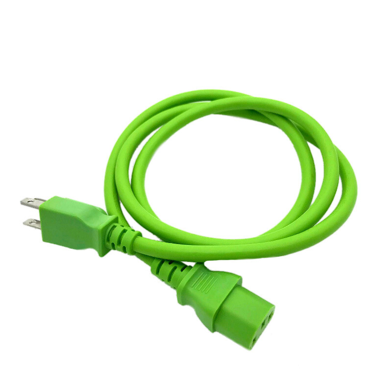 4 Ft Green AC Cable for ECOXGEAR ECOBOULDER+ SPEAKERS Replacement Cable