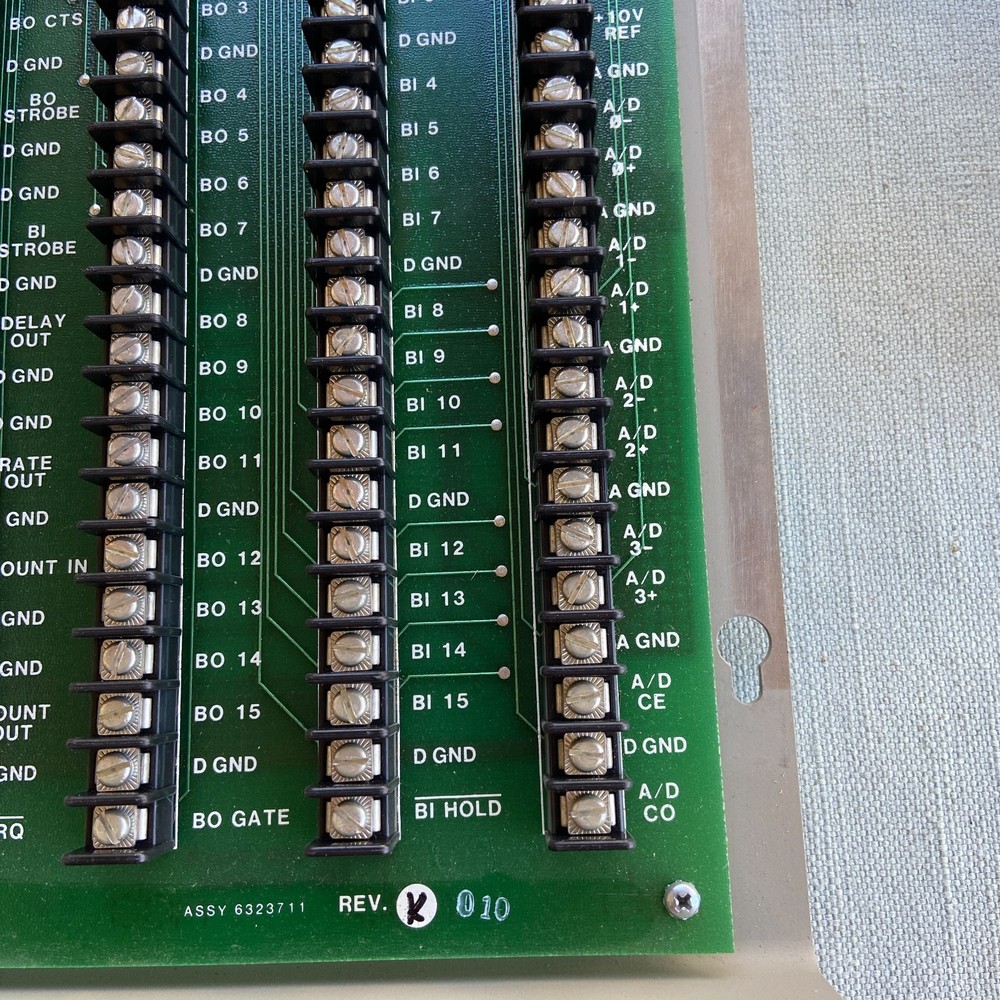 Vintage IBM Breakout Panel ISA PC Data Acquisition Control Adapter DACA 60 Pin