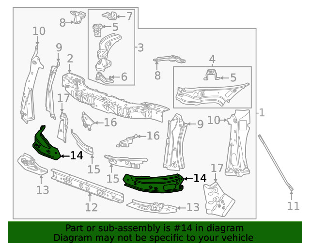 Genuine GM Lower Support 85525474