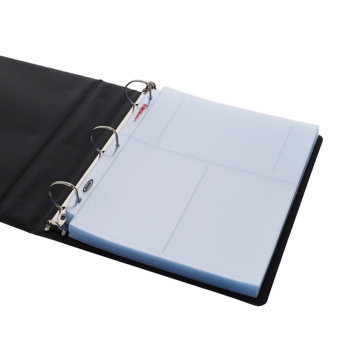 Lot of 20 New BCW Clear Album Pages 4x6 3 Pockets For Postcard Photos Coupons