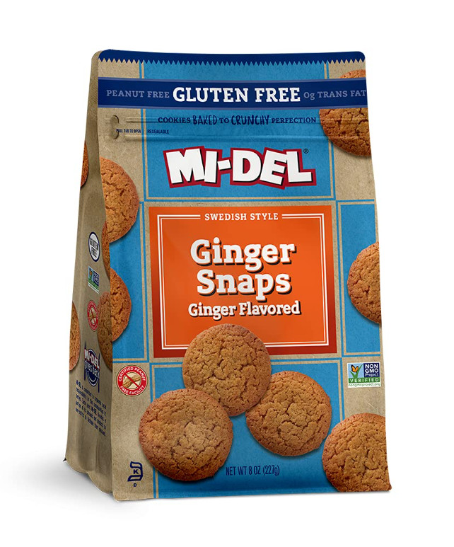 Mi-Del Ginger Snaps Gluten Free 8 oz