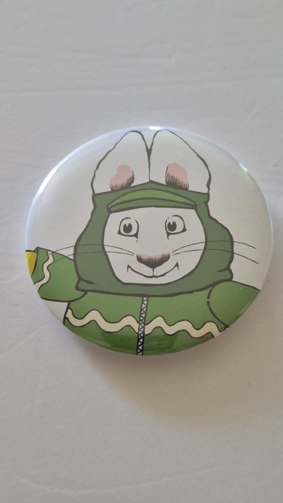 Lot 2 New Nickelodeon Max and Ruby Button Pin Pins #79