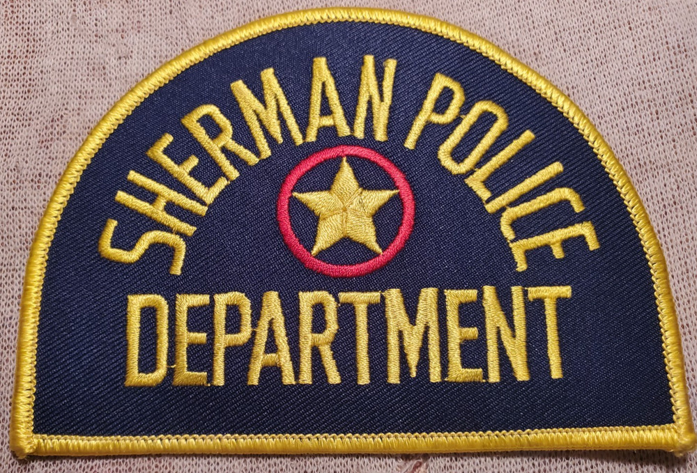 TX Sherman Texas Police Shoulder Patch