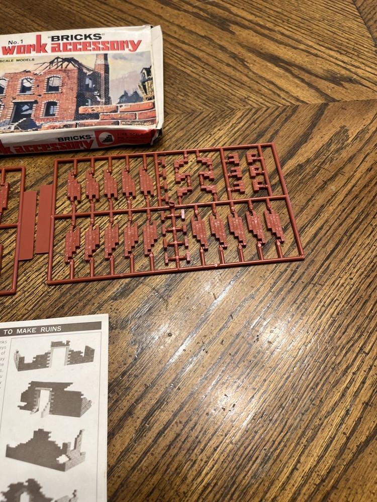 Vintage Bandai Fieldwork Accessory Bricks Building Model Kit
