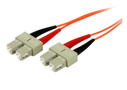 StarTech 3M Plenum Multimode 50/125 Duplex Fiber Patch Cable SC-SC 50FIBPSCSC3