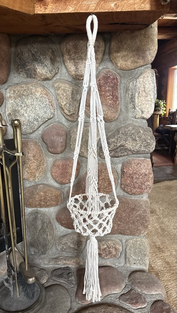 Hanging Macrame Plant Holder 43” Long