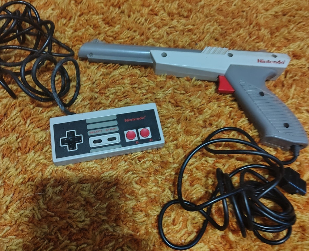 Nintendo NES Wired Controller and Zapper Accessory Bundle for NES Console