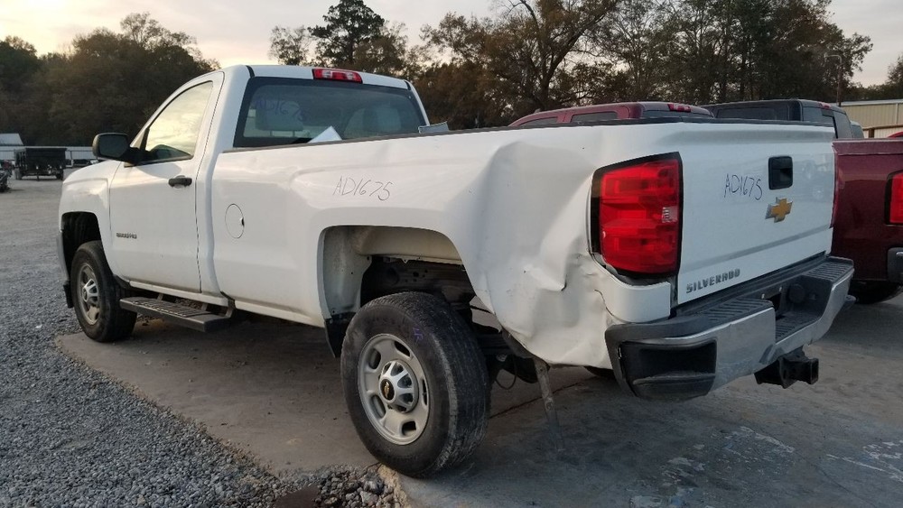 17 CHEVY SILVERADO 2500 REGULAR CAB REAR FRAME SECTION CUT