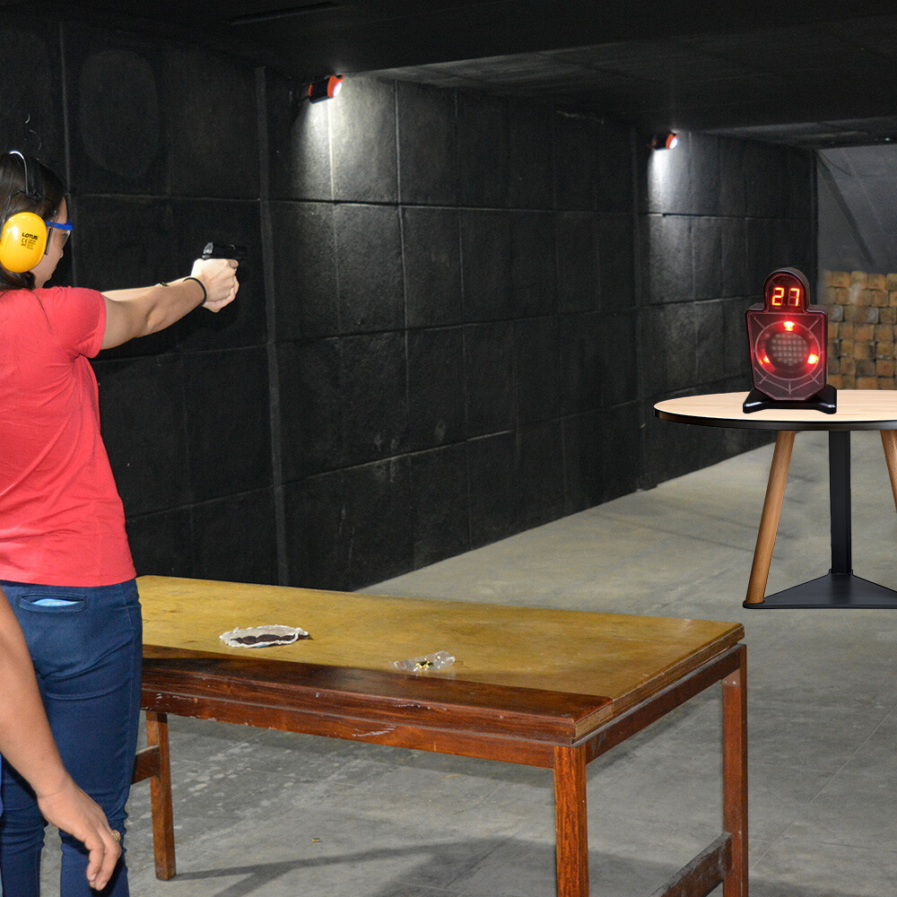 Electronic Laser Trainer Target Dry Fire Trainer Laser Induction Counting Target