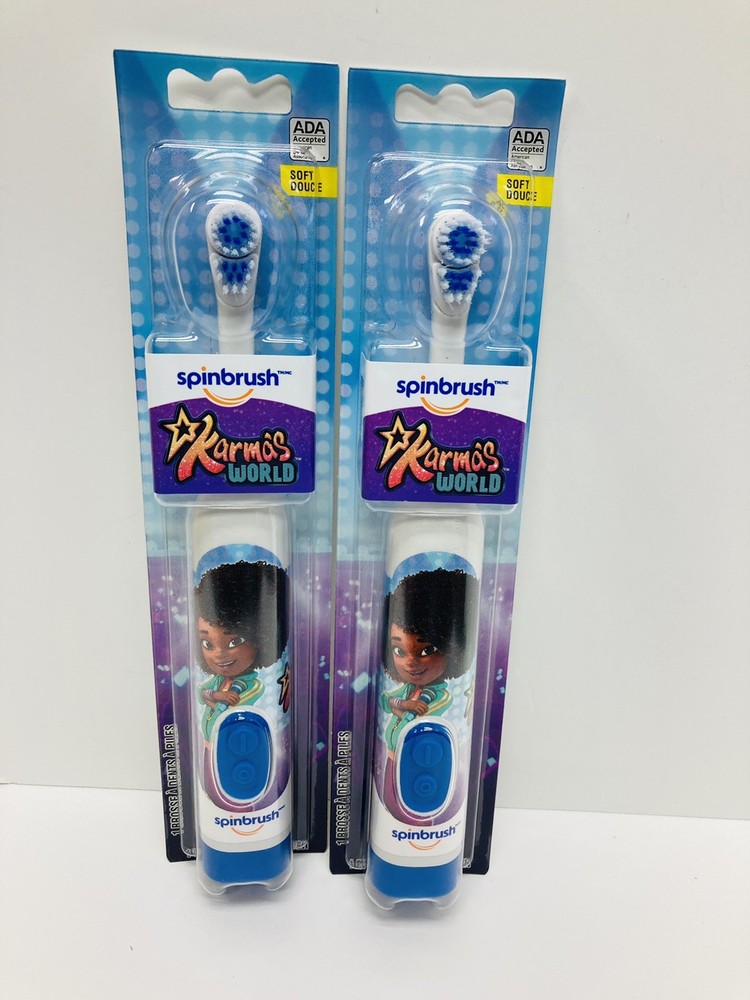 KIDS Spinbrush 2 Count Battery Operated