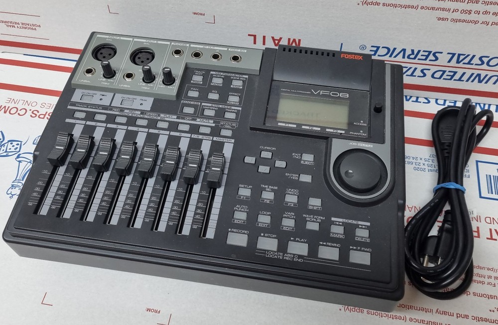 FOSTEX VF08 Digital Multi-Tracker Recorder MTR Black