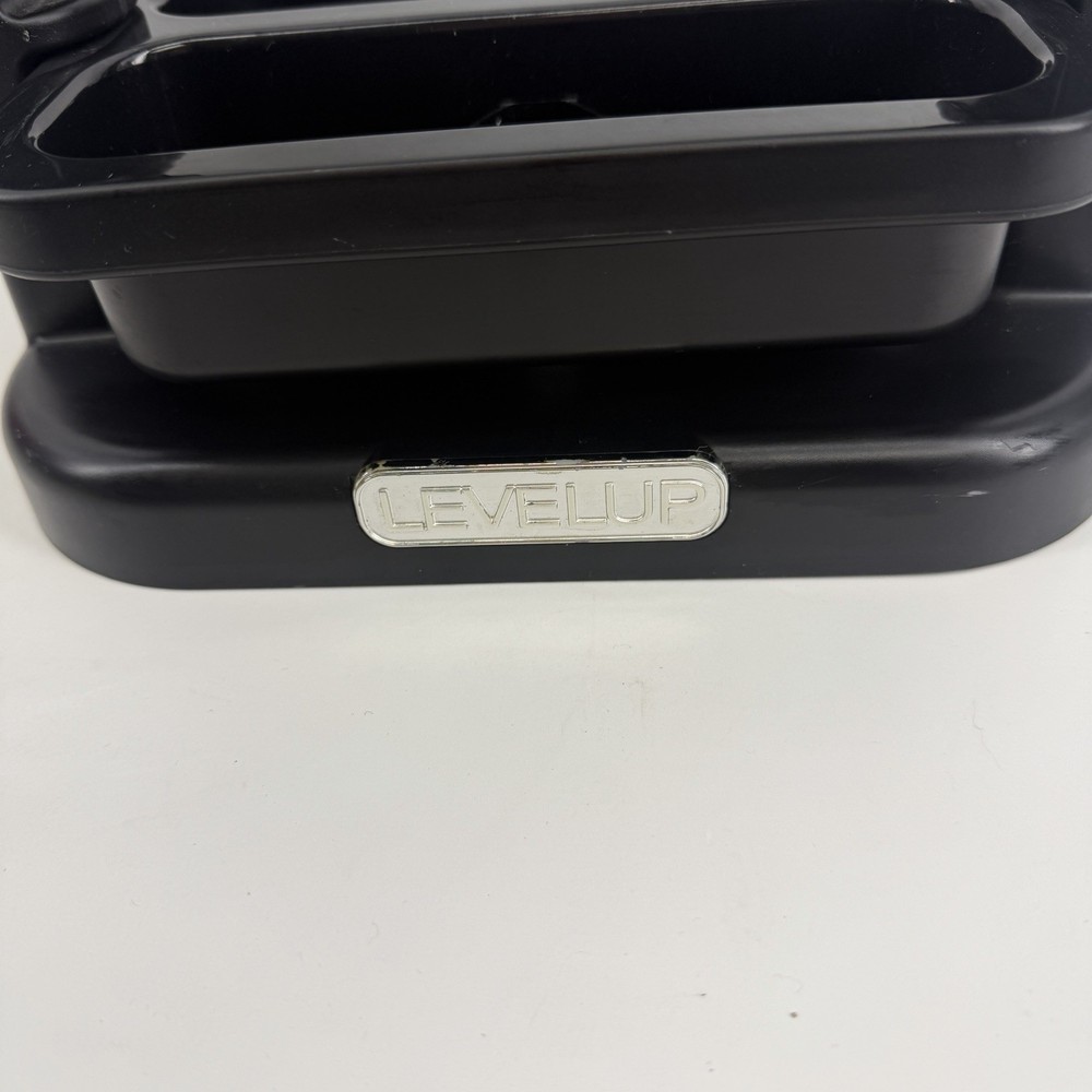 Level Up Game Storage Tower Vertical Organizer 17 Slots And Two Controller Trays