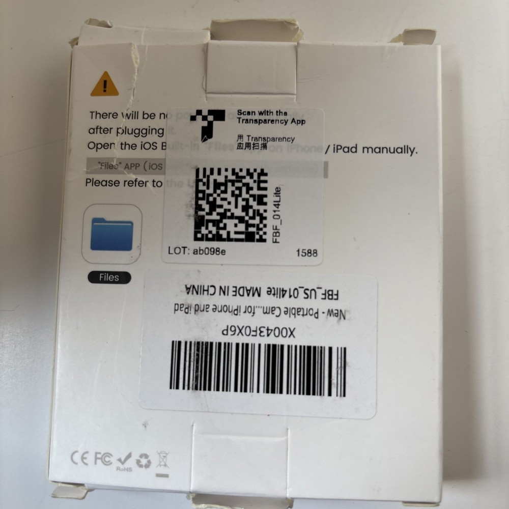 Apple Compatible Card Reader For Camera SD Cards Open Box New