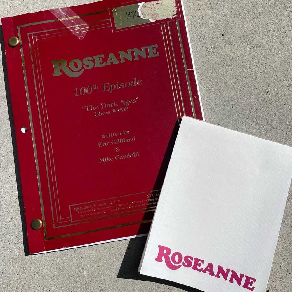 Roseanne 100th Episode Original Production Used Final Draft Script HISTORICAL!!