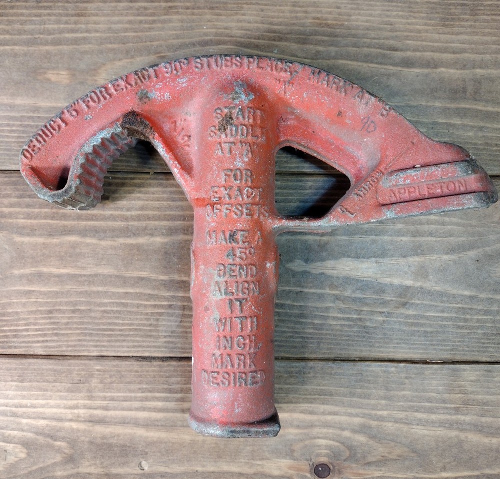 Vintage Appleton Pipe Bender, 1/2"