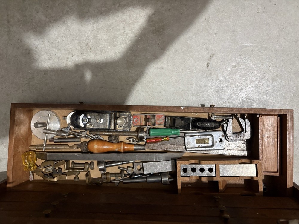 Handmade Tool Box With Various Tools