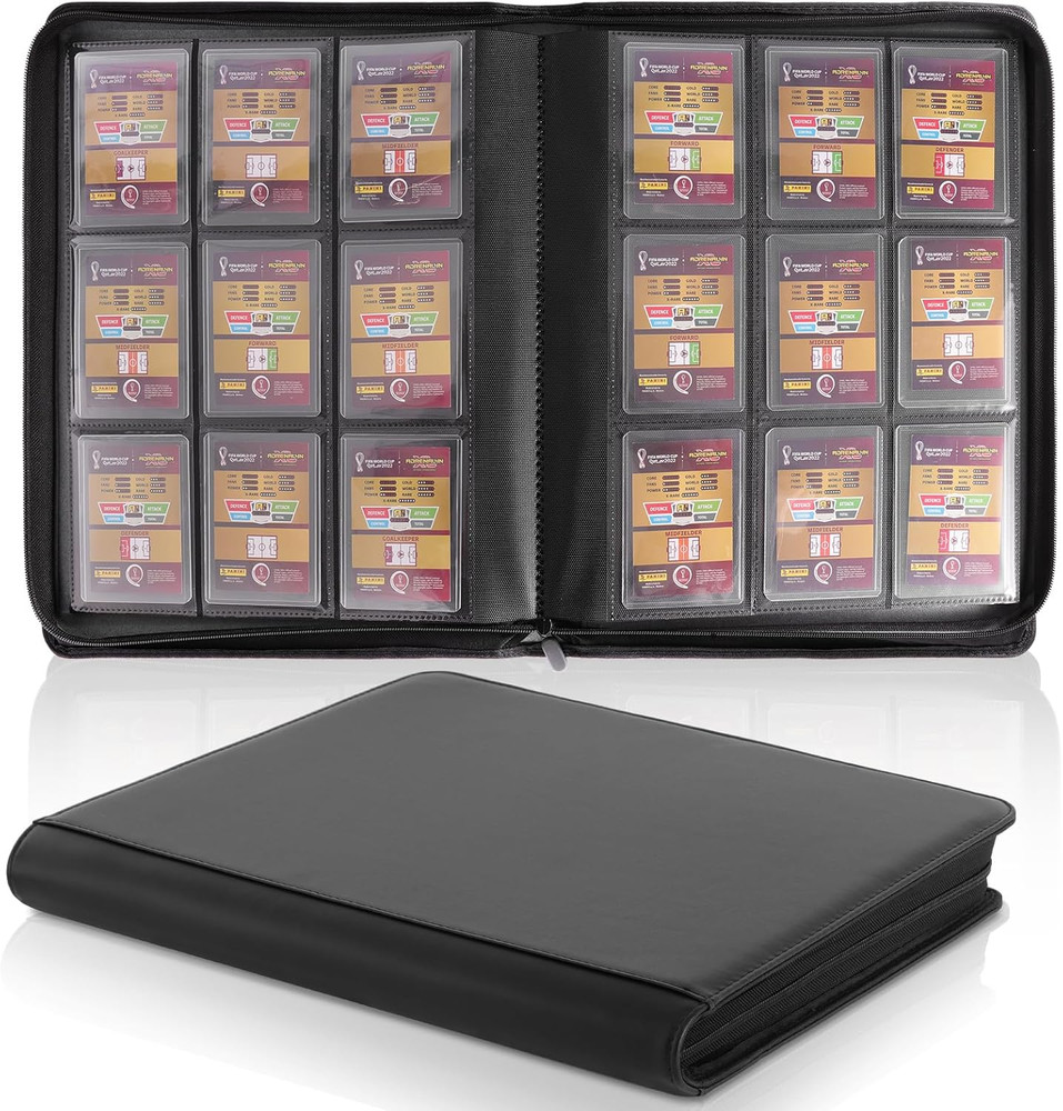 Toploader Binder Holds 324Toploaders 9 Pocket Top Loader Binders with Sleeves..