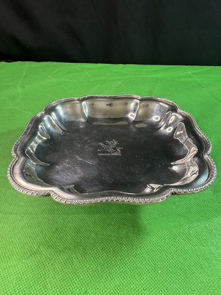 Vintage Prill Silver Co. Silver-Plated Serving Dish – 7” Wide