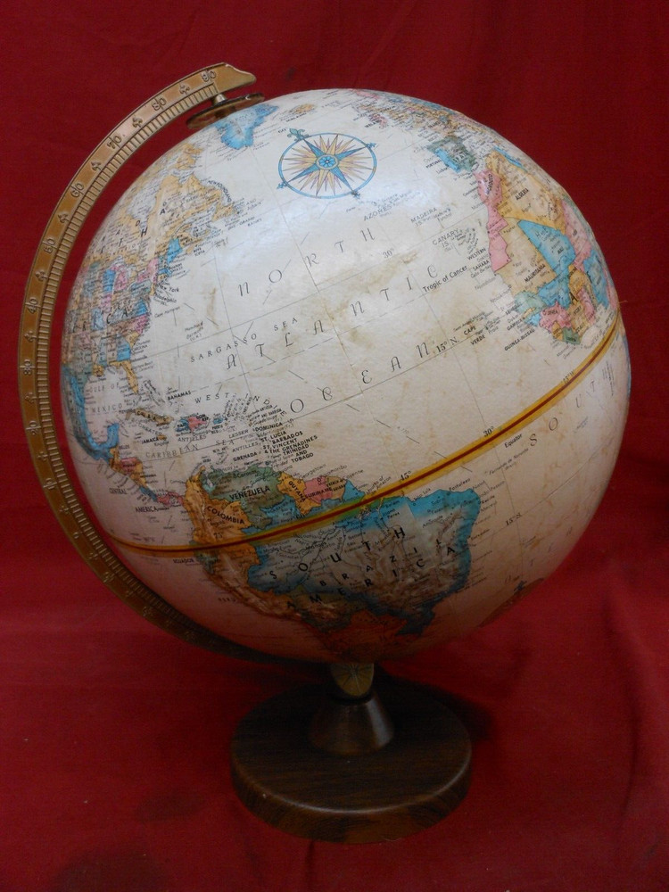 Vintage Replogle 12 Inch World Classic Series Globe