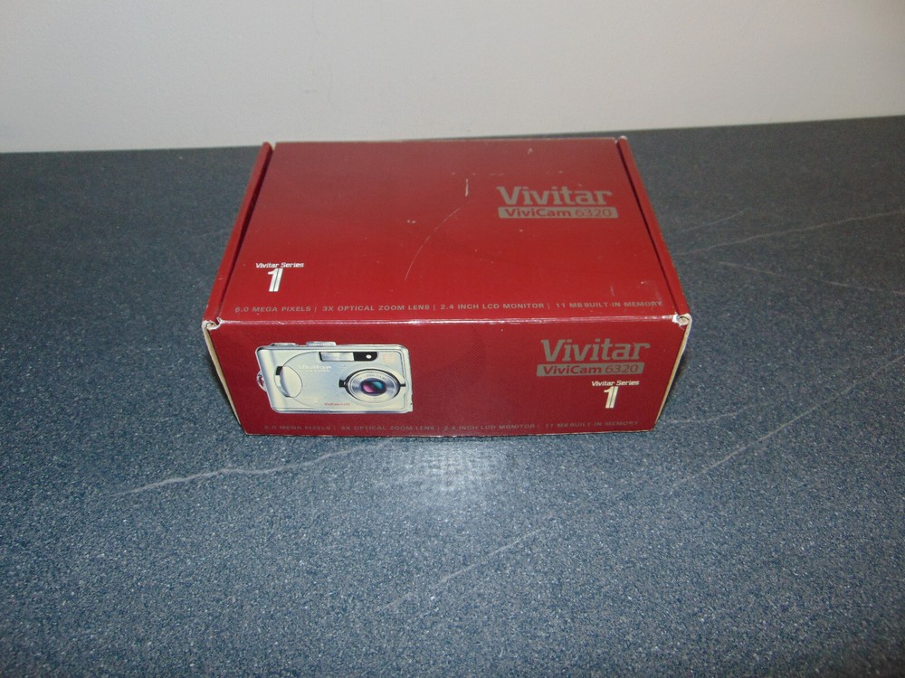 Vivitar Digital Camera Vivicam 6320 6.0MP Silver - Working - Complete
