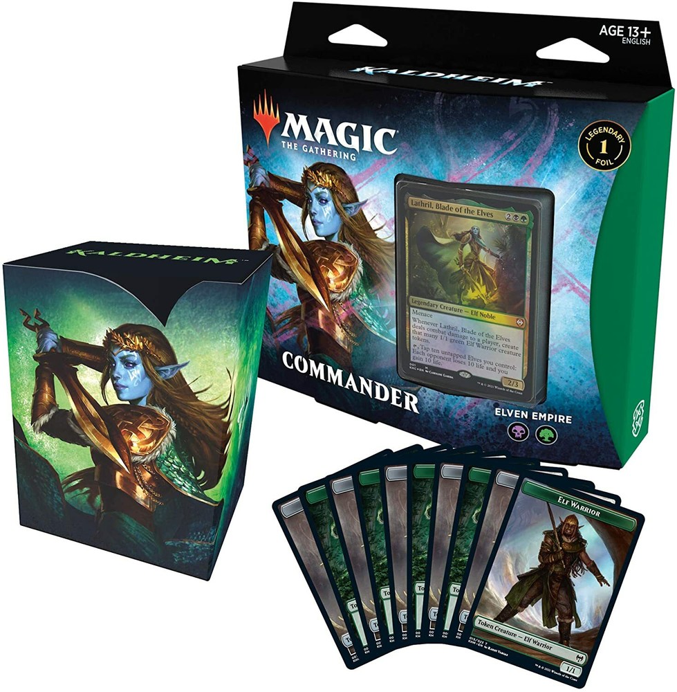 Magic The Gathering Kaldheim Commander Deck Elven Empire - NEW MTG TCG