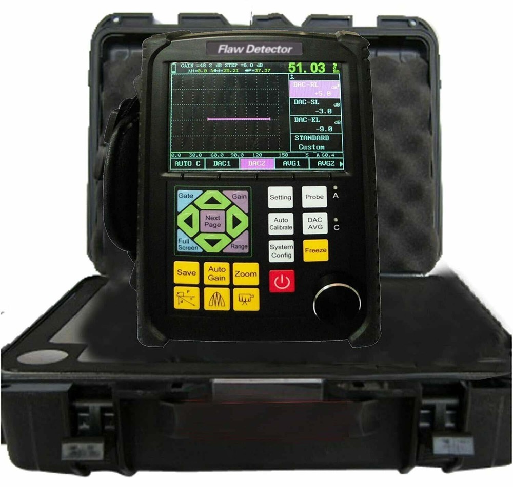 Ultrasonic Flaw Detector Machine with Measuring Range 0~10000mm 6dB DAC Function