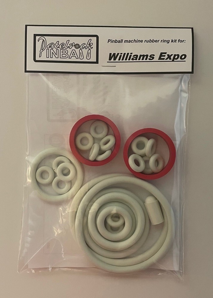 1969 Williams Expo Pinball Machine Rubber Ring Kit