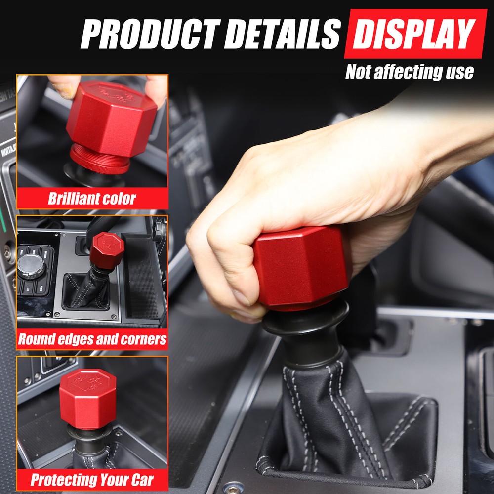 Replace Red Alloy Differential Lock Control Knob Head For Ineos Grenadier 2020+