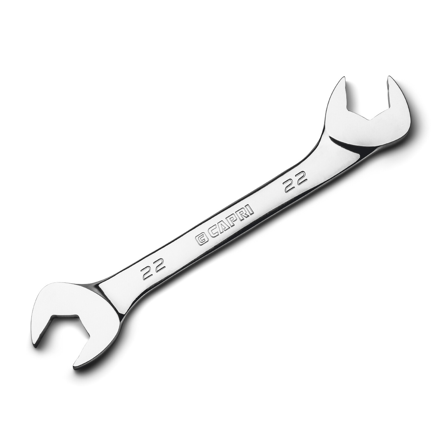Capri Tools Angle Open End Wrench, 30° and 60° angles, Metric & SAE Sizes