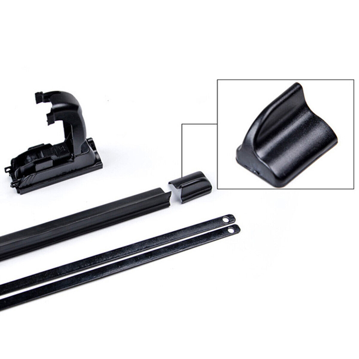 18"/18" Windshield Wiper Blades Premium Rubber J-Hook Window Left & Right Wipers