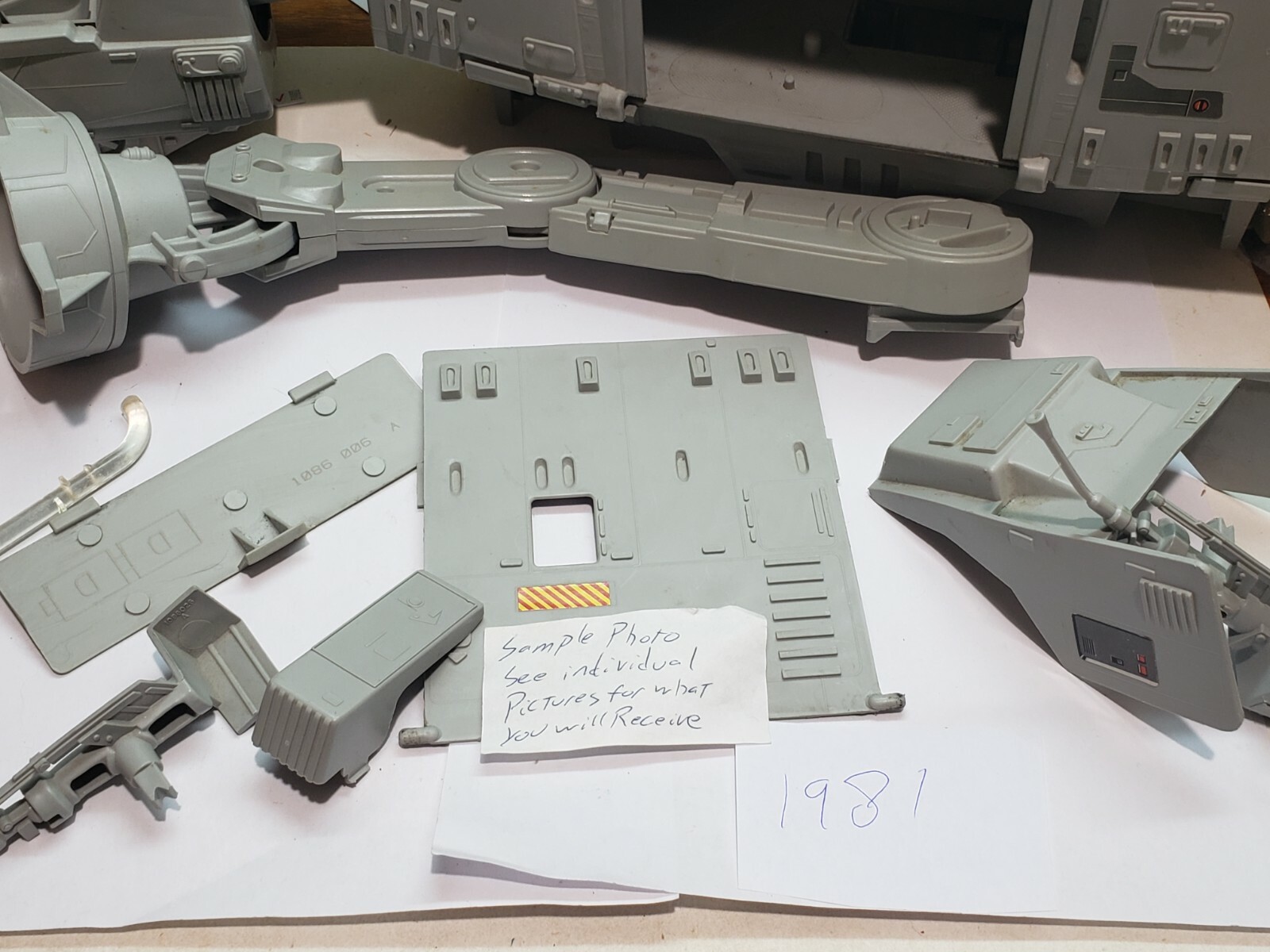 1981 AT-AT Parts CHOOSE Cannon Canopy Battery Cover Light Side Door Star Wars