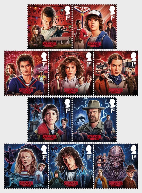 Great Brittan 2026   Stranger Things      set mnh