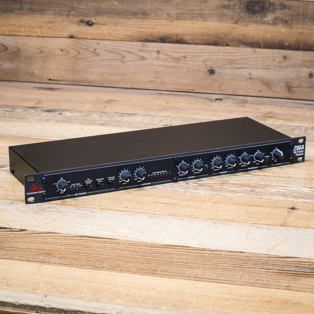 DBX 286A Mic Preamp Processor Vocal Channel Strip Compressor Enhancer U270537