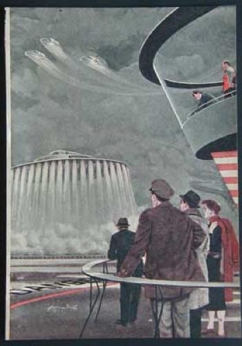 How Flying Saucer Works by Willy Ley 1956 Coanda effect
