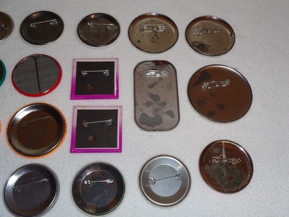 Computer Vintage Pinback Button Lot Computerworld Okidata Zenith Theos (18)