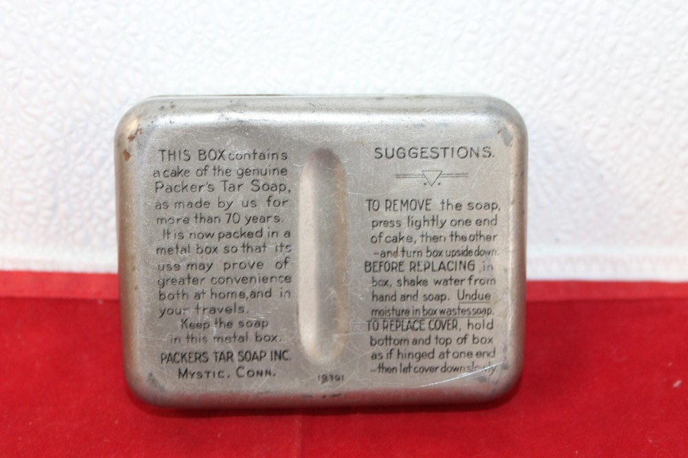 1930 PACKER'S TAR SOAP TIN