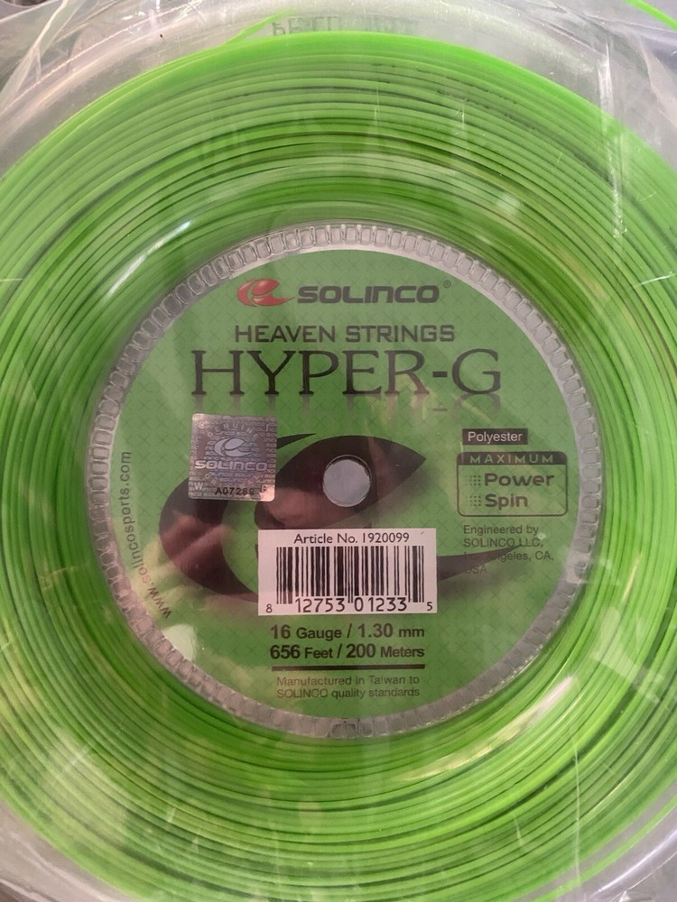 Solinco Heaven Strings Hyper-G Tennis String Set-16g/1.30mm