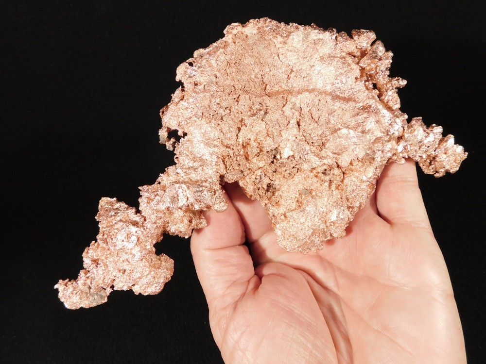 Huge! Super Heavy Solid COPPER NUGGET or Native Copper Float Michigan 888gr