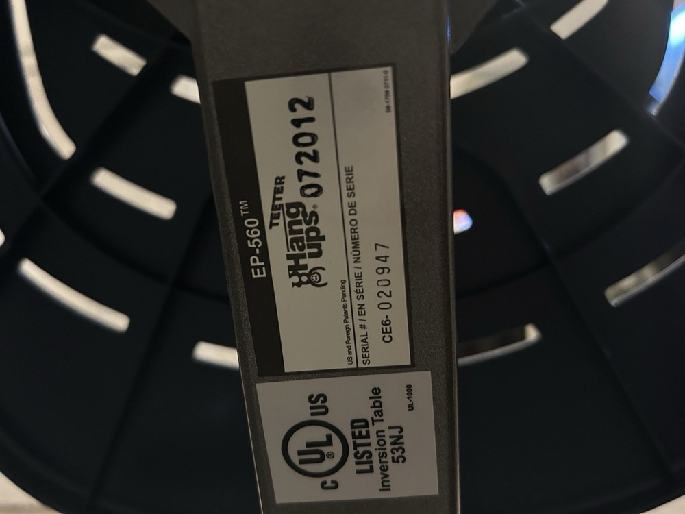 Teeter EP-560 Inversion Table