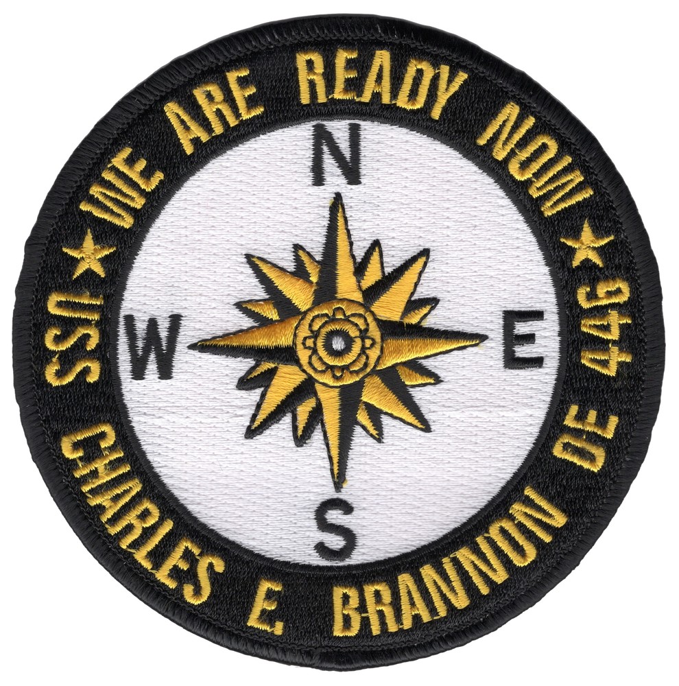 DE-446 USS Charles E. Brannon Patch