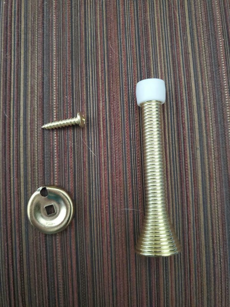 50 pack 3 inch Brass Spring Door Stops
