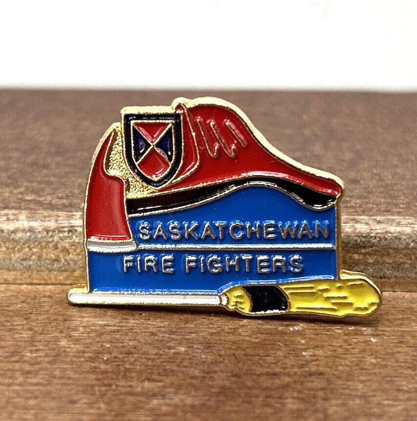 Saskatchewan Fire Fighters Metal Lapel Pin