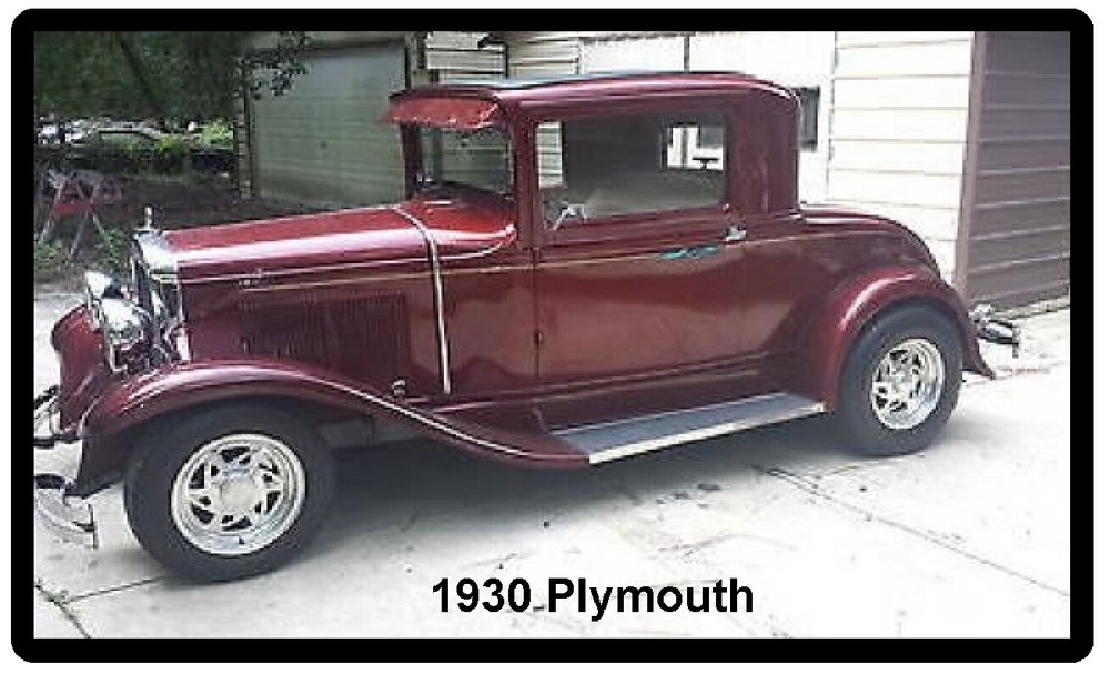 1930 Plymouth Refrigerator Magnet