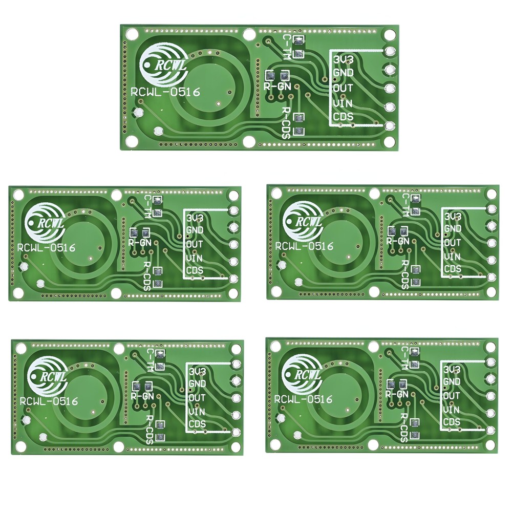 5-Pack Microwave Doppler Radar Motion Detector Sensor Module Board