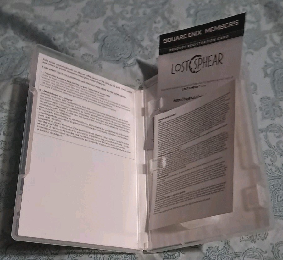 Lost Sphear NO GAME Nintendo Switch Original Replacement Pegi CASE ONLY