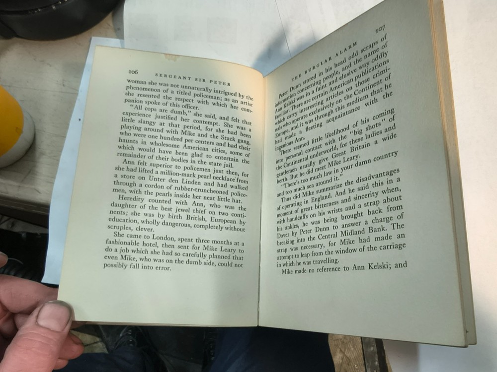 Sergeant Sir Peter by Edgar Wallace, published 1933