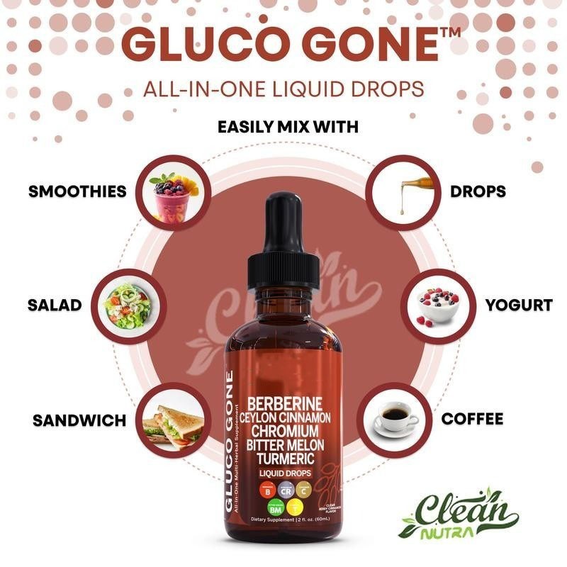 5/3pc Bottles Clean Nutra Berberine with Ceylon Cinnamon Supplement Liquid Drops