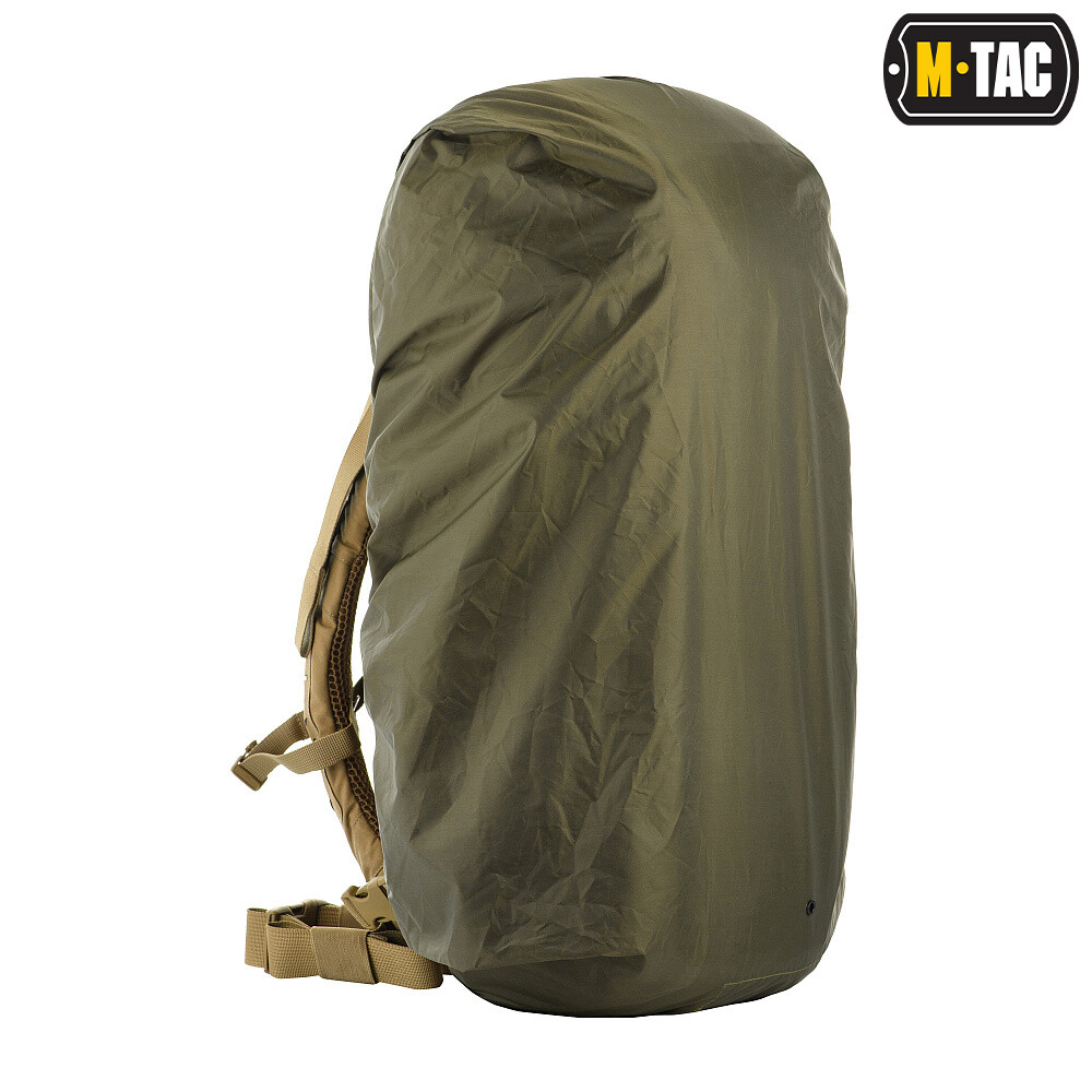 M-Tac Waterproof Backpack Rain Cover Medium – Nylon 36–60L Pack Protector Olive